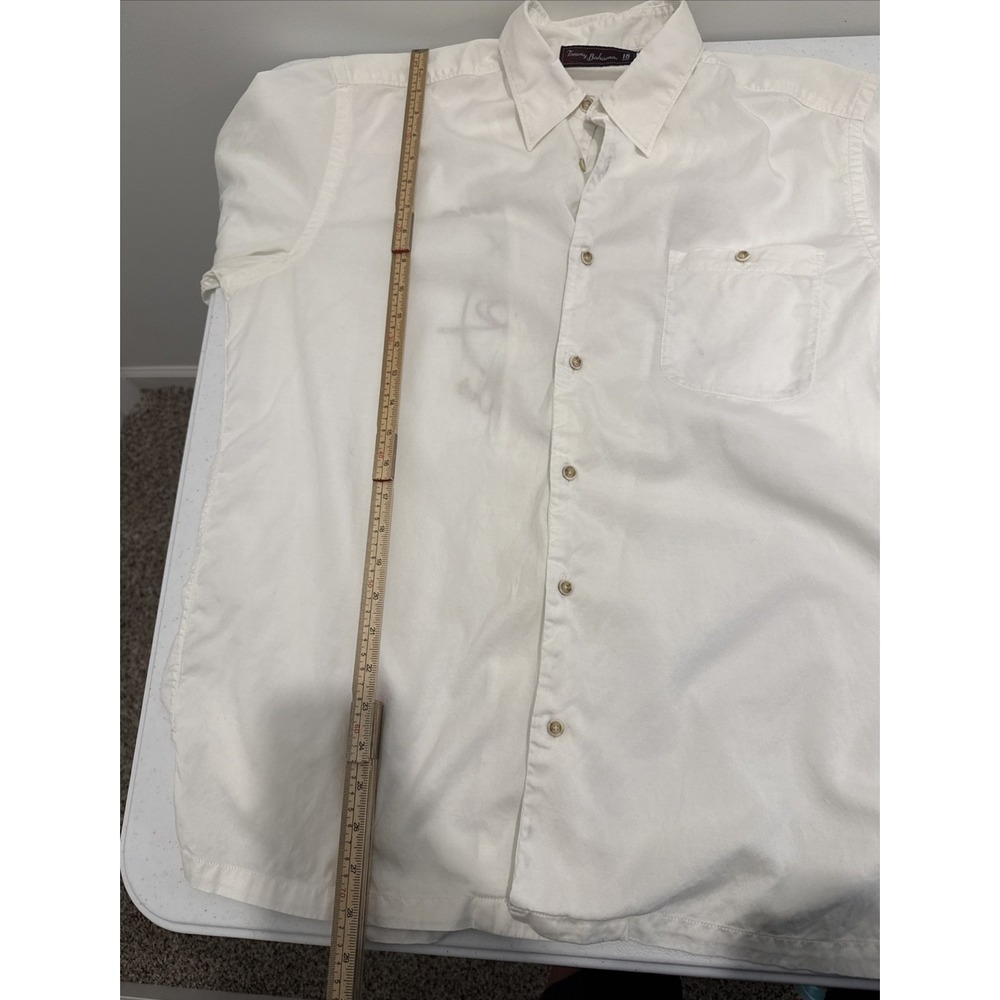 Tommy Bahama Shirt Mens Medium 18 Golf Golfer Lip Out Embroidered - Picture 7 of 8